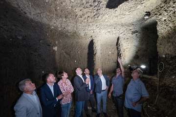 El Centro de Interpretación de Risco Caído, preparado para recibir a visitantes (Foto TA)
